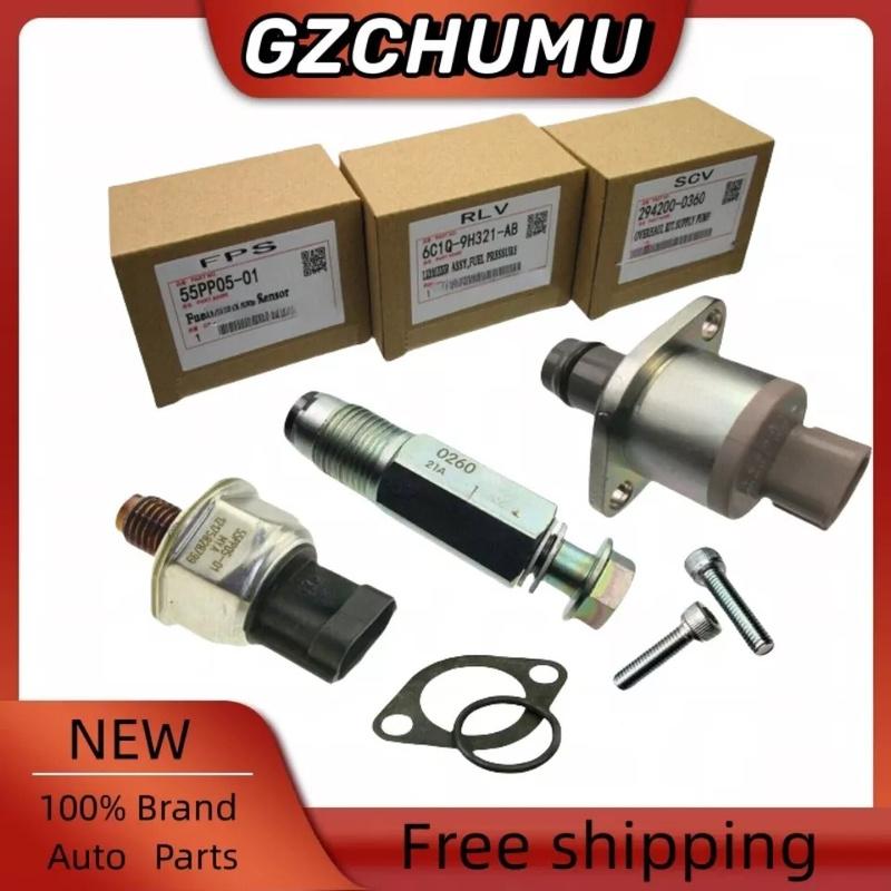 For  OE 294200-0360 6C1Q-9H321-AB 55PP05-01 294009-0260 095420-0281 High Pressure Sensor TDCi HDi SCV KIT for Ford Transit