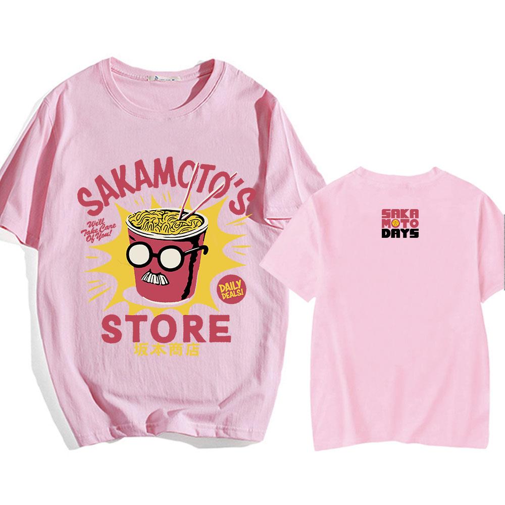 Sakamoto Days Manga Graphic Tshirts Short Sleeve Loose Cotton T-shirt Streetwear Unisex Casual O-neck Men/Women T Shirt Tops