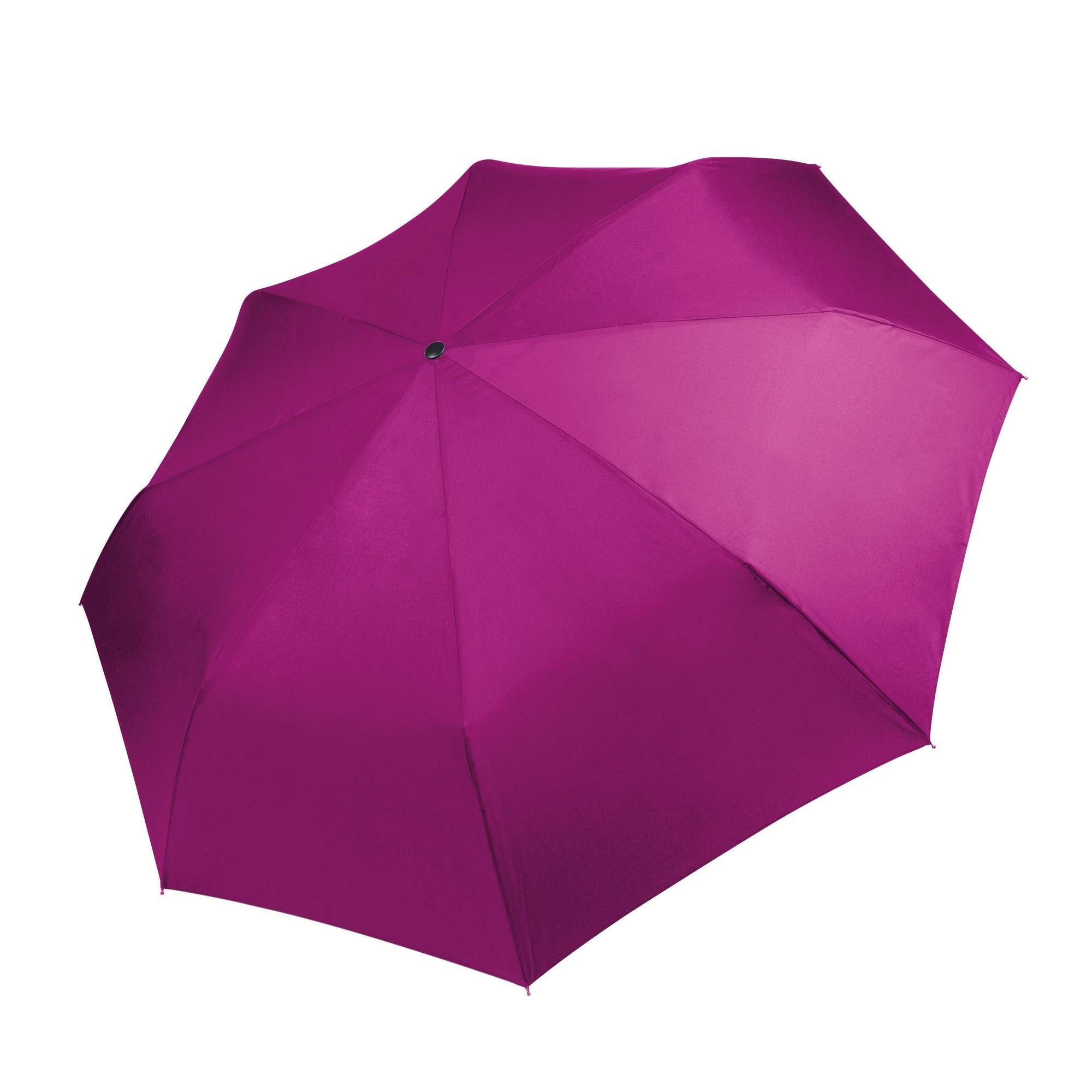 Kimood Paraguas plegable tipo bolso One Size fucsia
