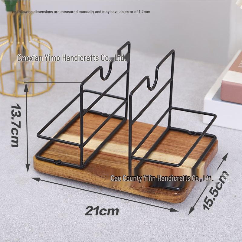 In-Stock Rotatable Wooden Napkin and Paper Towel Holder