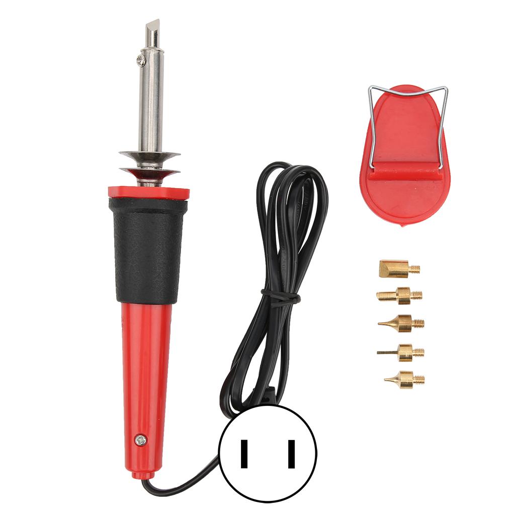7Pcs Electric Soldering Iron Pyrography Woodworking Carving Stainless Steel Welding ToolsUS Plug 110V