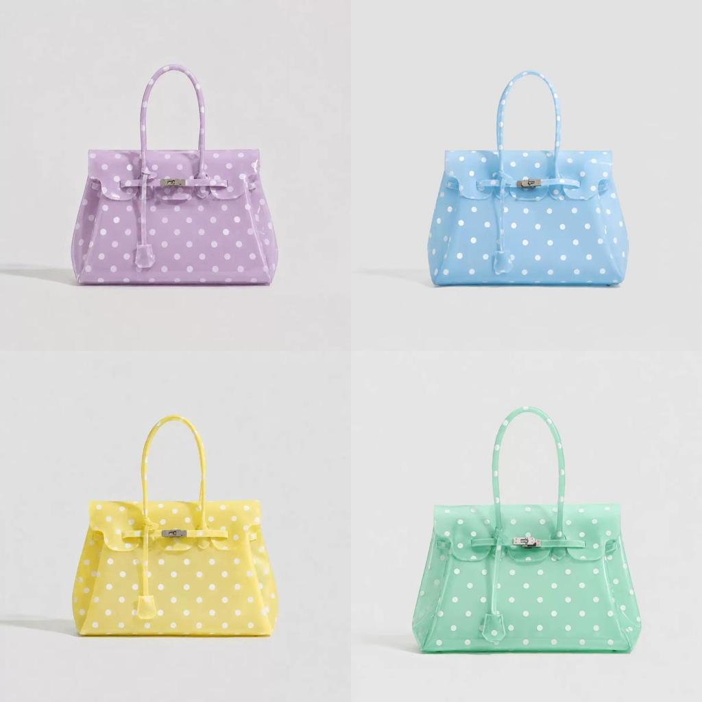 Jelly Bag Pvc Large Capacity Crossbody For Daily Use