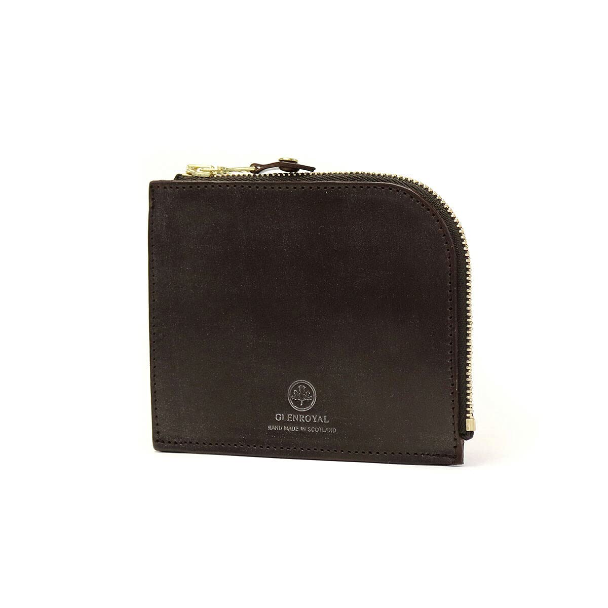

GLENROYAL Wallet BRIDLE LEATHER ZIP MINI PURSE WITH GUSSET Brown [GLENROYAL] 03-6043 CIGAR/Dark