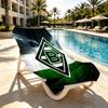 Borussia Mönchengladbach Baskılı Plaj Havlusu Tasarımı, Yumuşak, Hafif. Ev Banyo, Spa, Havuz, Yoga, Sörf, Kamp, Aile, Arkadaş İçin Hediye