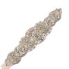 Versatile European and American Bride Belt: Hand-Sewn Rhinestone Patchwork Waist Accessory for Exquisite Wedding and Evening Dresses