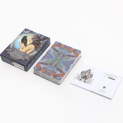 English Version 40 Sheets Mystic Sisters Oracle Deck Card Game with Paper Manual