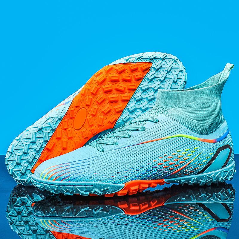 Professional Long Nail Broken Nail Football Shoes High-top Student Competition Training Sports Shoes One Piece 2025