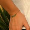 Vnox Women's Pretty Stacked Bracelets, Unique Stainless Steel Paper Clip Chain Bracelet, Hand Jewelry Gifts to Lovers