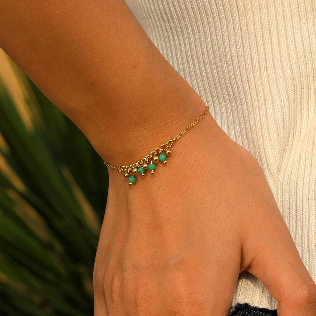 Vnox Women's Pretty Stacked Bracelets, Unique Stainless Steel Paper Clip Chain Bracelet, Hand Jewelry Gifts to Lovers