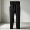 Men's Summer Lightweight Quick Dry Casual Straight Leg Pants with Stretch Elastic Waistband Breathable Trousers