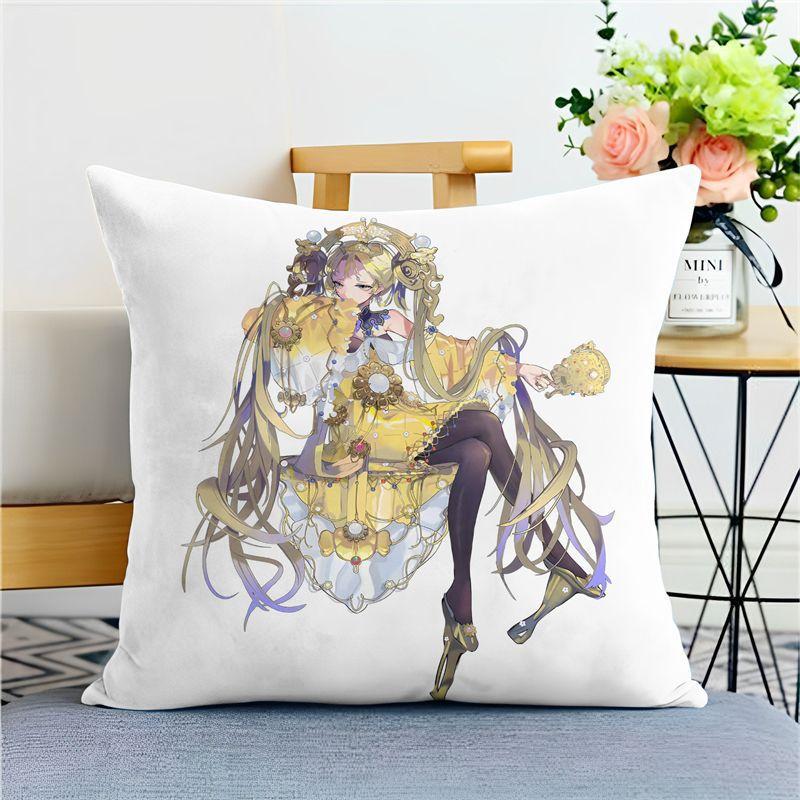 Wuhua Peripheral Game Two-dimensional Double-sided Dormitory Nap Bedside Pillow Animation Pillow Cushion Birthday Gift Pillow