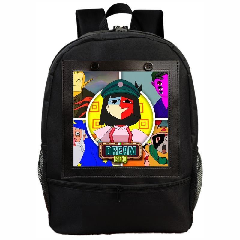 Bbq Dream Ena Pattern Printing Backpack Casual Schoolbag Fashion Gifts Bags