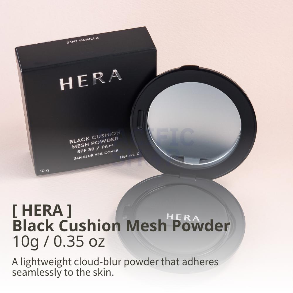 Hera NY 2026 SVART KUDDE MESH-PUDDER SPF38/PA++ 10g