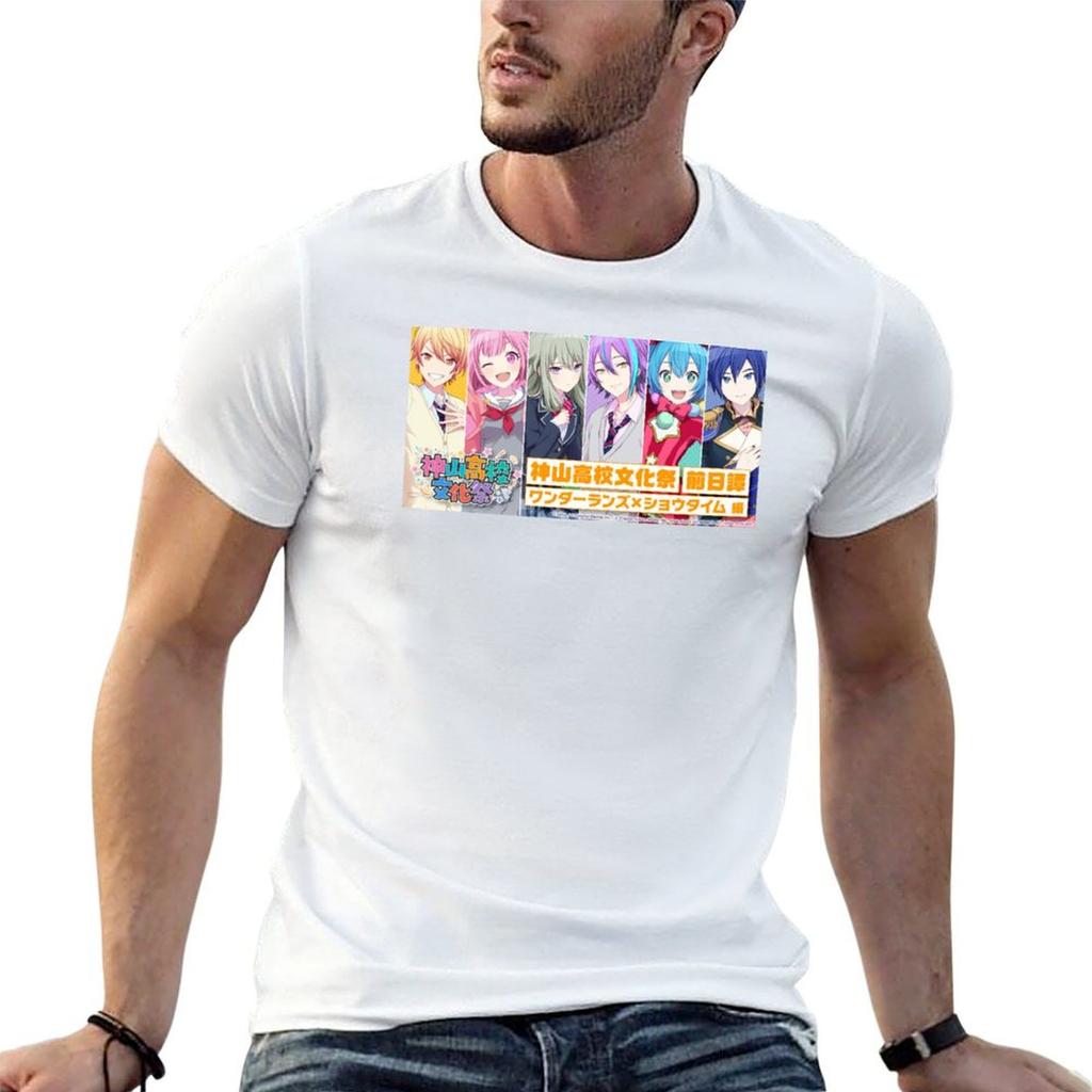 Wonderlands X Showtime Tshirt T Shirts For Unisex Slim Fit Cotton Tshirt 100 T Shirts Designer Tshirt