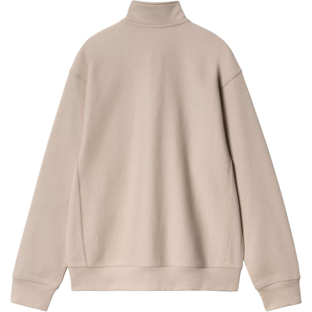 Carhartt WIP American Script FW24 Half Zip Sweatshirt Unisex sweatshirt Peanut I027014-2LP-XX
