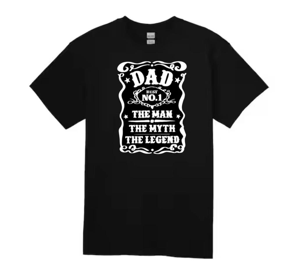 Dad- The Man, The Myth, The Legend- T-shirt , Fathers Day Gift S-2XL