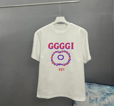 Camiseta de verano para mujer con logo de diseñador moda casual de manga corta con estampado de letras cuello redondo camiseta de mujer manga corta