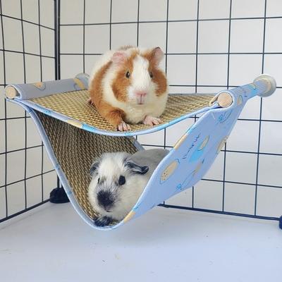 Cool Mat Pet Hammock Double Layered Hamster Jumping Platform Cooling Hammock  Cage Accessory