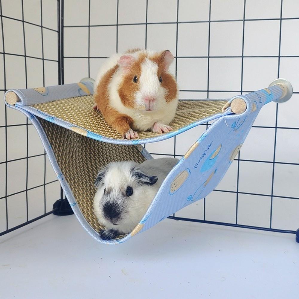 Double Layered Pet Hammock Cool Mat Hamster Jumping Platform Pet Supplies Hanging Nest  Summer