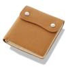 Exvita Women's Bifold Wallet, Genuine Shrink Leather, Slim, Compact, Large Capacity, Not-Too-Small Mini Wallet (Compact (Camel))