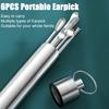 6Pcs Silver Stainless steel ear cleaning kit earwax cleaner tools