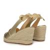 Wedges Sandals for Women Fashion Closed Toe Bandage Espadrille Platform Stylish Slingback Summer Shoes