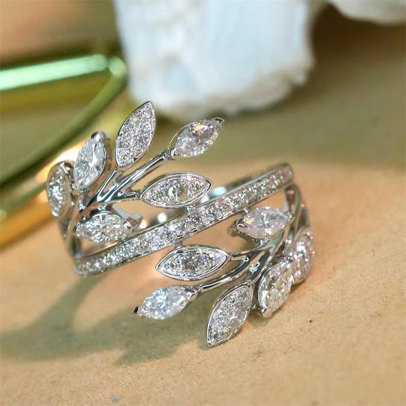 Women s Adjustable Horse Eye Tree Leaf Ring - Versatile, Cool, Celebrity Style, Colorfast Open Adjustable