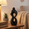 Romantic Abstract Hugging Couple Sculpture Embrace Art Table Statue  Desktop Decorations