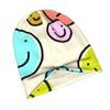 ZLIENSZUS Joyful Face Beanie Hat for Adults - Colorful Joyful Faces Urban, Trendy Layered Hairstyle Accessory Suitable for Coffee, Creative Spaces & L