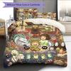 Spirited Away Themed Pattern Bedding Home Decoration Festival Gift (1 * Duvet Cover + 2 * Pillowcase, Without Core)