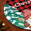 36 Inch Christmas Tree Skirt Cute Snowman/Gnome Rustic Xmas Tree Skirt Winter Holiday Party