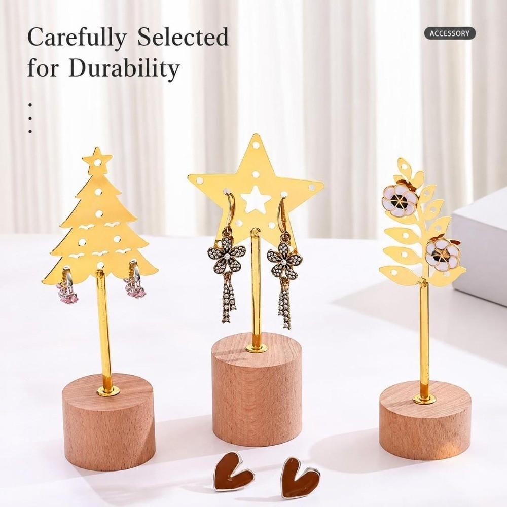 Metal Iron Earring Display Holder Desktop Decoration Ornament Earring Rack Dangle Earrings