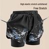 Anta Men's 2025 Double-Layer Quick-Dry Swim Trunks