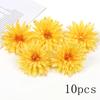 Orange Series Silk Artificial Flowers for DIY Headdress, Clothing Accessories, and Decorative Straw Hat Embellishments.