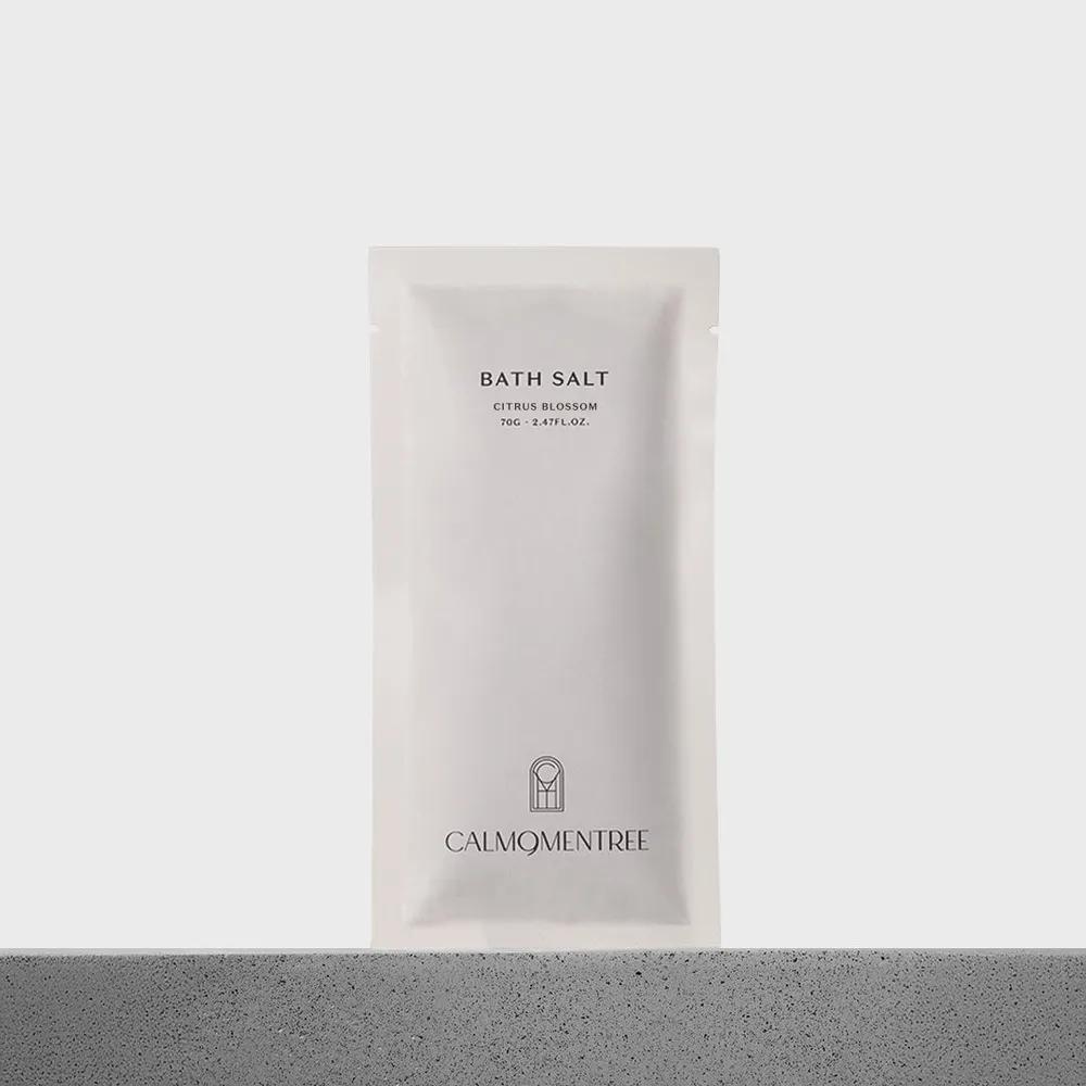 CALMOMENTREE Citrus Exfoliating & Revitalizing Bath Salt 70g / Natural Scent Himalaya Salt Fatigue Relief