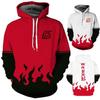 Men's Sweater 3D Printing Seven Generations Naruto Style Hoodie