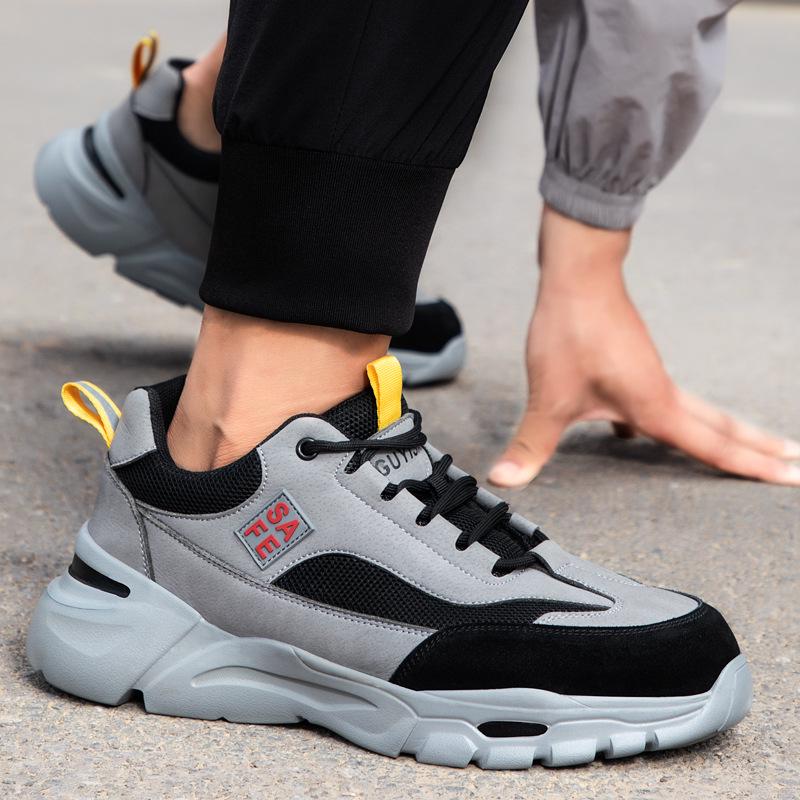 Men's Ultra-light Fashionable Safety Work Shoes - Anti-smash & Anti-puncture