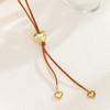 Atoztide Gold Color Heart Flower Sun Pendant Necklace for Women Stainless Steel Multiple Styles Necklace Christmas Jewelry Gift