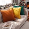 Nordic Style Velvet Throw Pillow Cover 60cm Skin-Friendly Solid Color Cushion Cover Living Room Pillow Case Design Cushion Cover