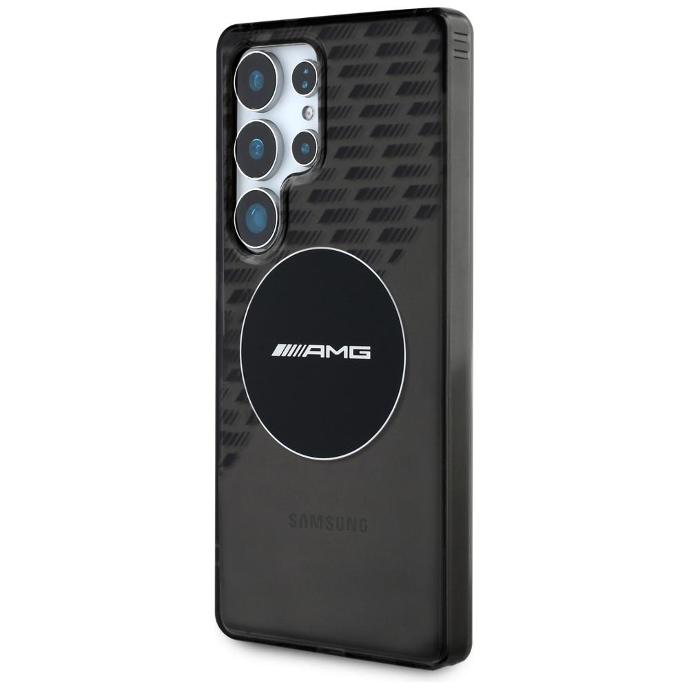 AMG Transparent Rhombs MagSafe Case for Samsung Galaxy S25 Ultra Black
