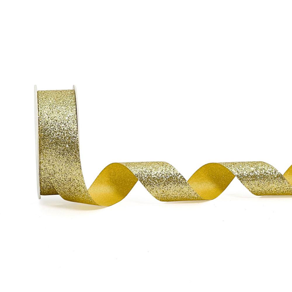 

10mm x 10Yards Glitter Ribbon For DIY Handmade Hair Bow Clip Accessories Gift Bouquet Wrapping Supplies Home Party Decorations 10mm x 10Yards золотой