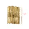 50Pcs New Solid Color Alloy Hair Sticks Hairpins Vintage Hair Clips Barrettes Bun Holder For Women Styling Tools