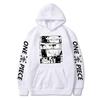 One Piece Anime Luffy Print Five-Speed Long Sleeve Hoodie