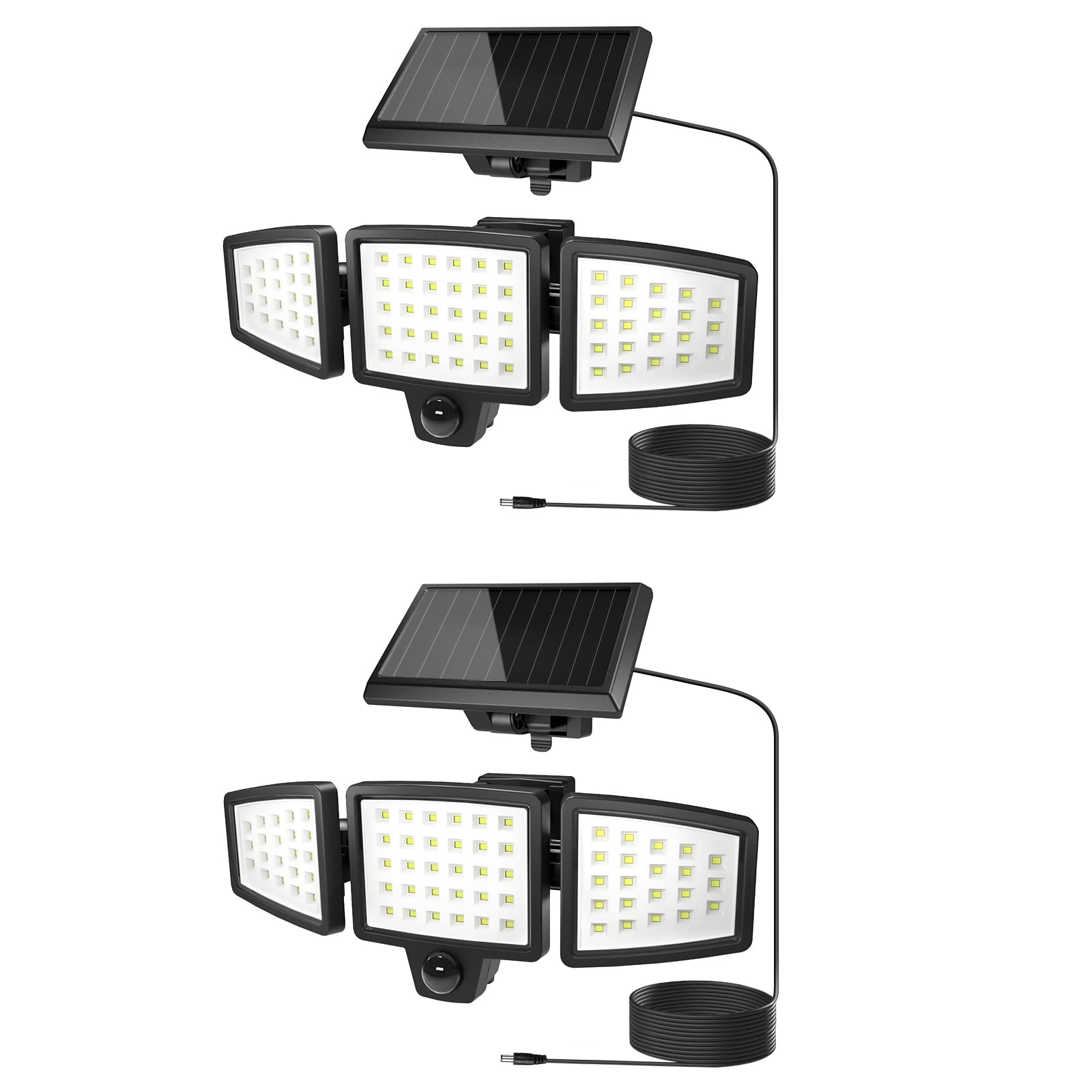 

Lepro Solar Light, Outdoor, Waterproof, Sensor Light, Separate Solar Motion Sensor Light, 3-Light Set, IndoorOutdoor Use [4.8M Cable, 1000 Lumens,