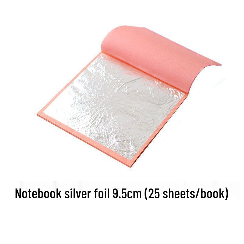 Pure 999 Silver Handicrafts: Single & Double Layer Silver Foil Paper Decor, Multiple Specifications Available