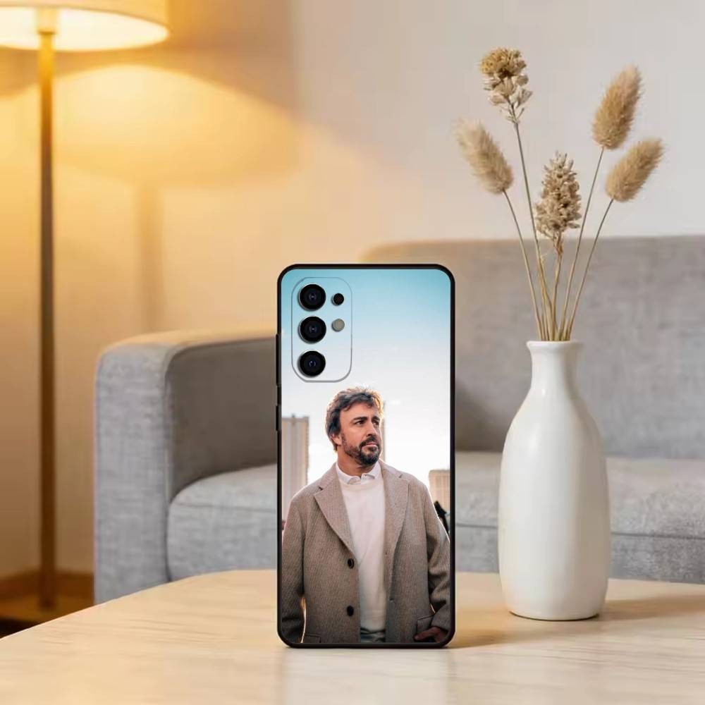 14 D-Driver F-Fernando A-Alonso Phone Case Black Silicone Soft For Samsung S25,S24,S21,S22,S23,S30,Ultra,S20,Plus,Fe,Lite