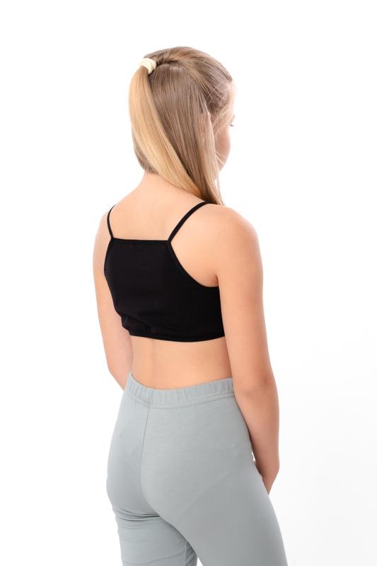 Confezione da 3 Top Reggiseno Basici Monocolore da Ragazza, Qualsiasi Stagione 6067-052-pak3