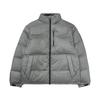 SALOMON Contour 700 Fill Goose Down Windproof Warm Bread Down Jacket Unisex Jacket Silver LC3003400