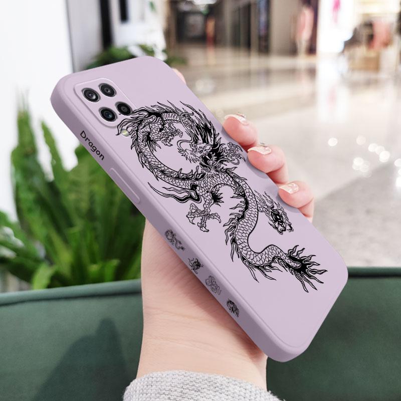 Dragon phone case for Samsung Galaxy S24 S23 S22 S21 S20 note 10 20 ultra plus fe A73 A72 A71 A55 A54 A53 A52 A51 back cover