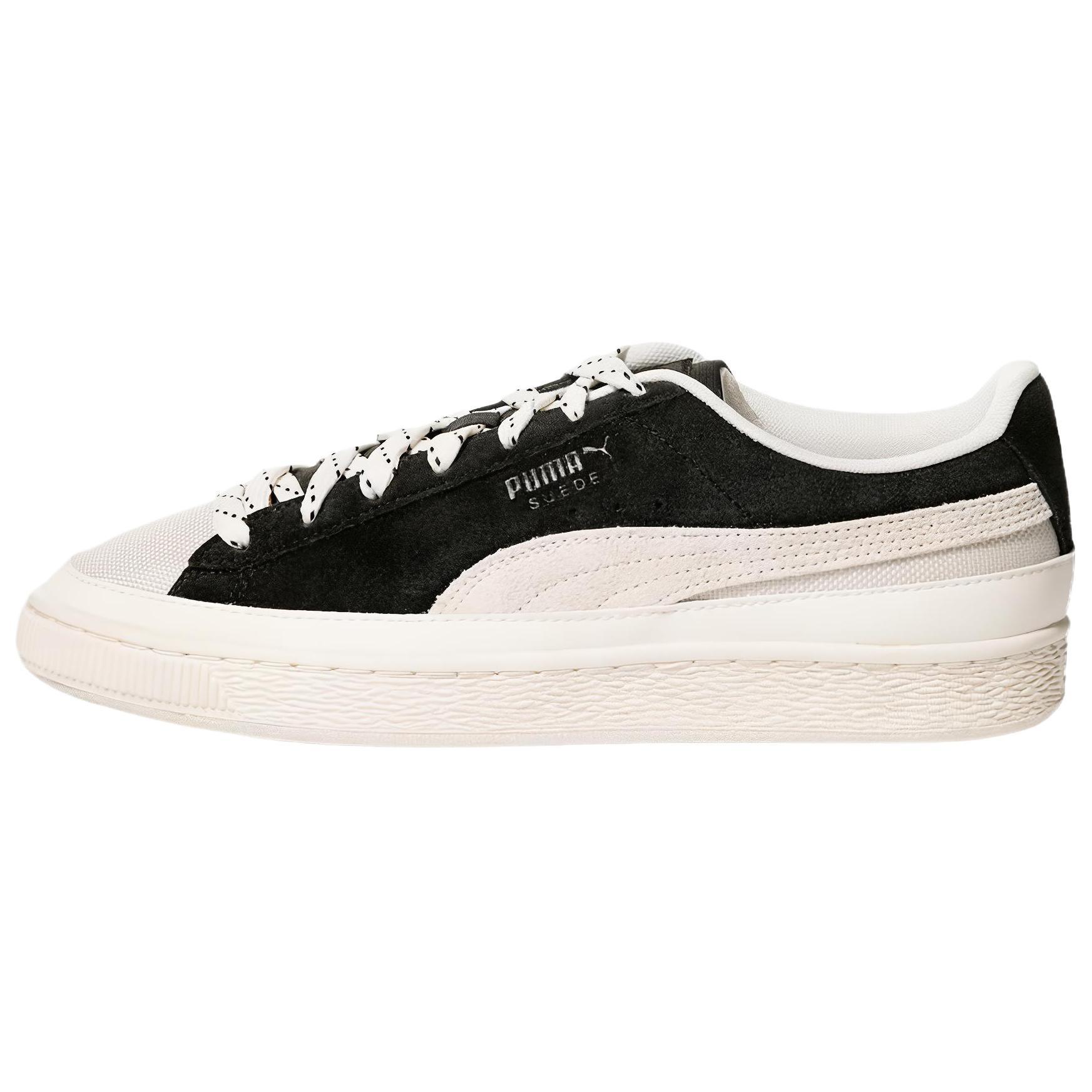 PUMA Suede Trail Laces Black White Men s 391901-01 EU 38